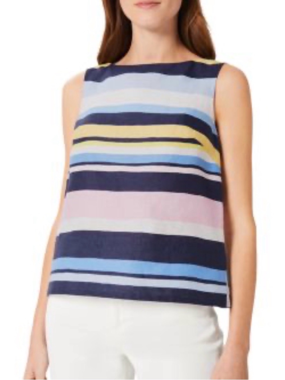 HOBBS kinsley striped linen top